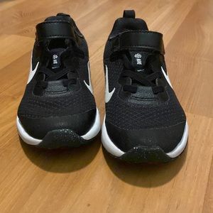 Black and white Nike sneakers